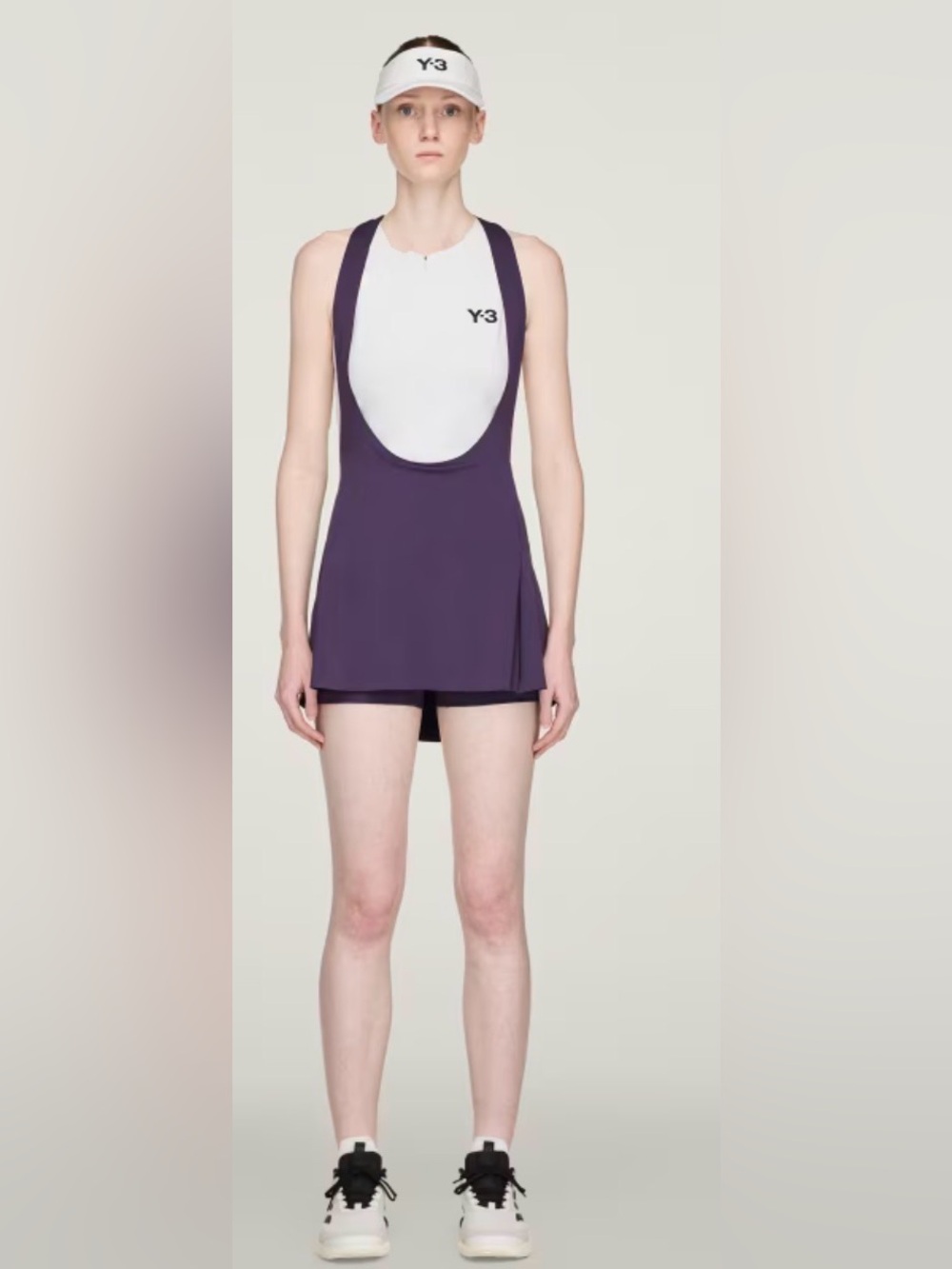 Adidas Y-3 Tennis Pro Bib Aurora Plum Purple Women's Size Medium JM4743